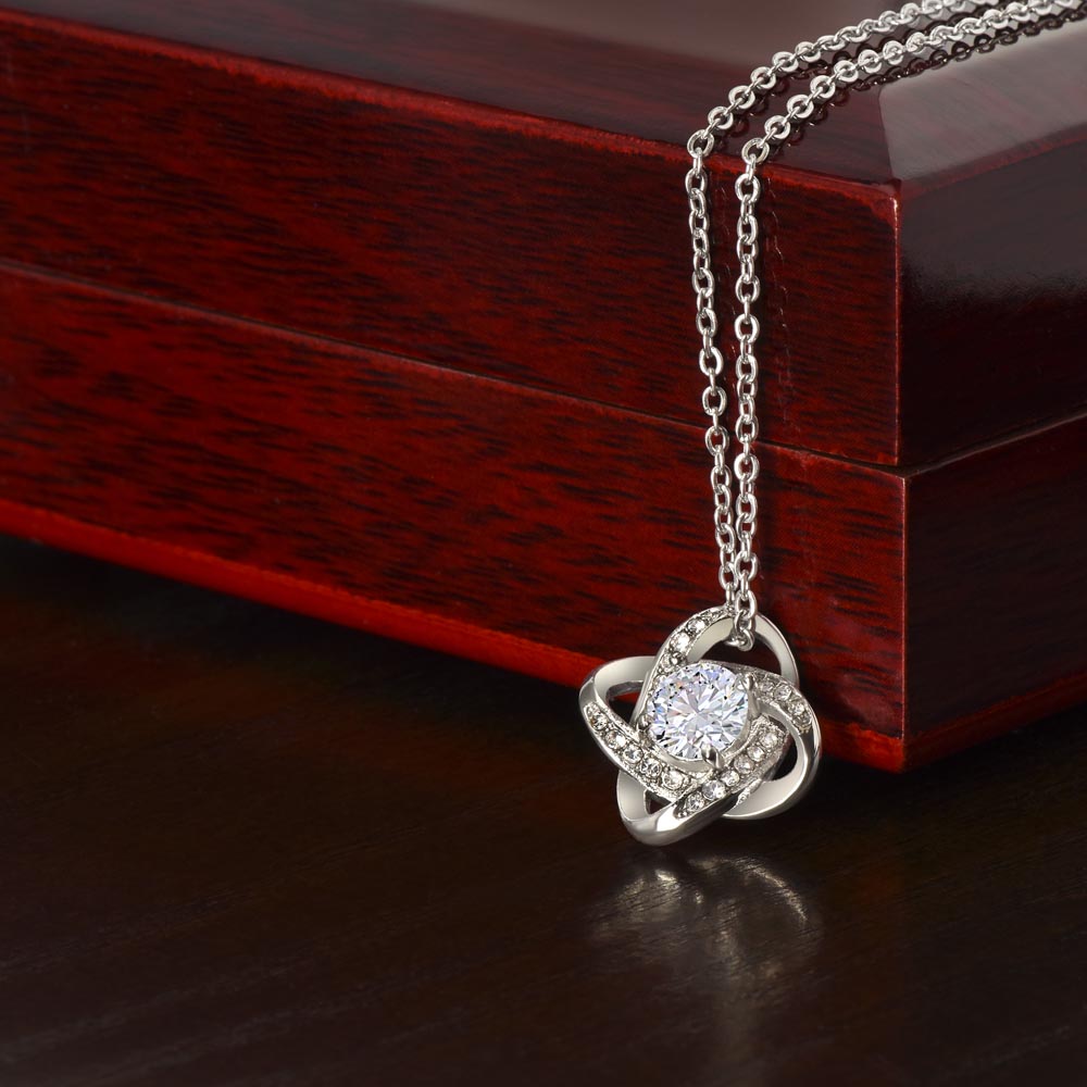 A Love Knot Story: Necklace with Custom Box